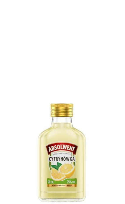 WÓDKA ABSOLWENT CYTRYNA 0,09L 25%