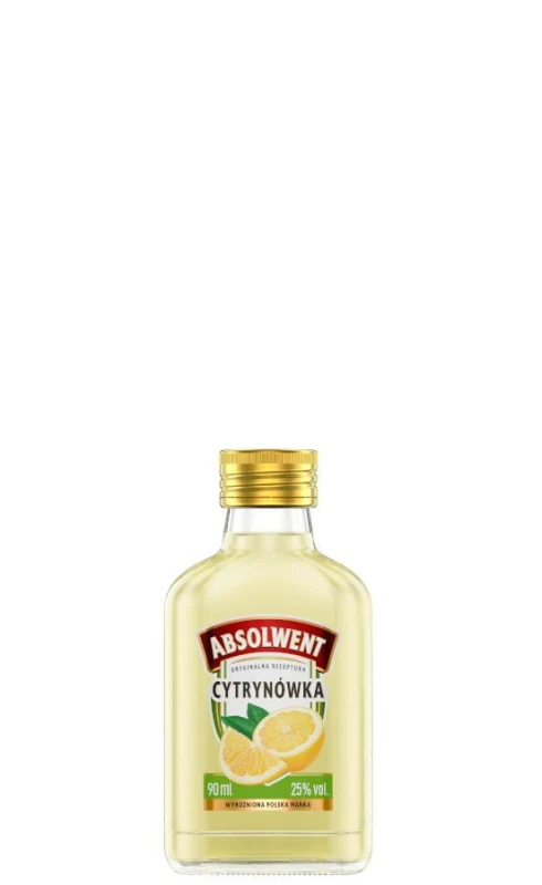 WÓDKA ABSOLWENT CYTRYNA 0,09L 25%