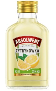WÓDKA ABSOLWENT CYTRYNA 0,09L 25%