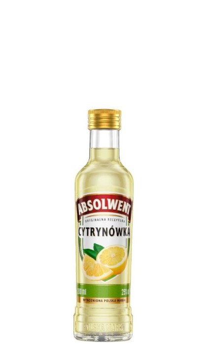 WÓDKA ABSOLWENT CYTRYNA 0,2L 25%