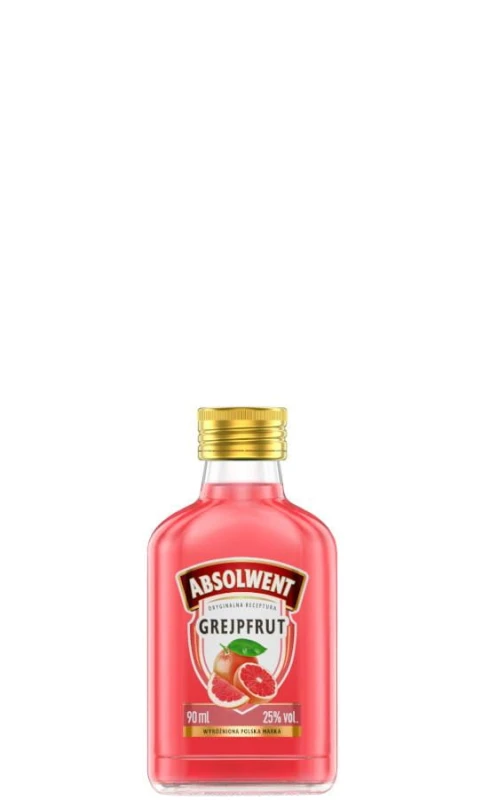 WÓDKA ABSOLWENT GREJPFRUT 25% 0,09L