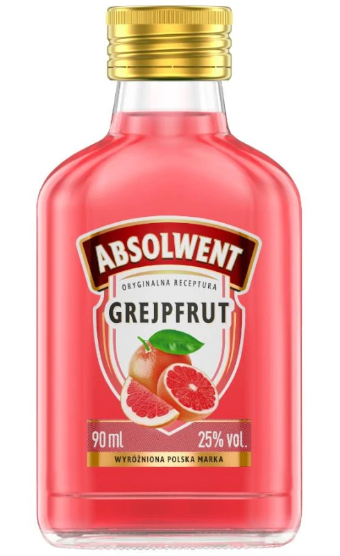 WÓDKA ABSOLWENT GREJPFRUT 25% 0,09L