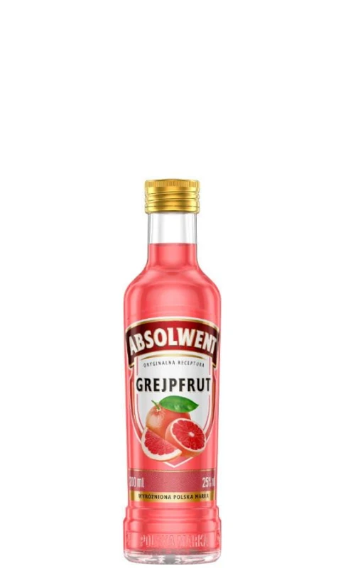 WÓDKA ABSOLWENT GREJPFRUT 0,2L 25%