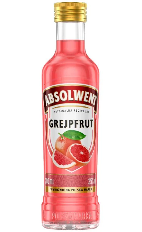 WÓDKA ABSOLWENT GREJPFRUT 0,2L 25%