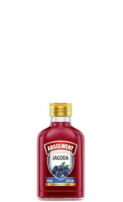 WÓDKA ABSOLWENT JAGODA 0,09L 25%
