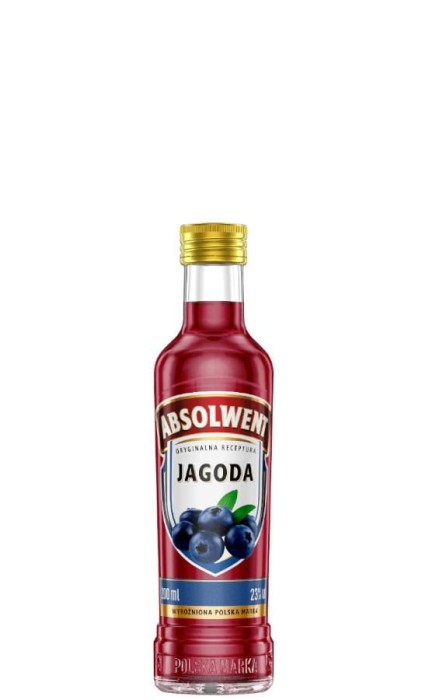 WÓDKA ABSOLWENT JAGODA 0,2L 25%