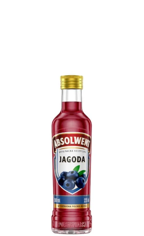 WÓDKA ABSOLWENT JAGODA 0,2L 25%