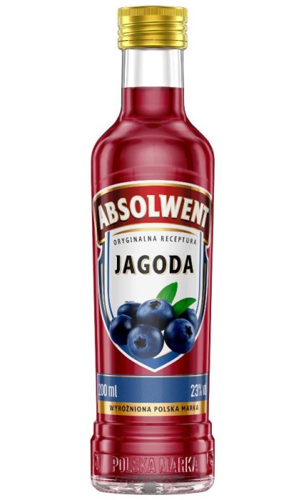 WÓDKA ABSOLWENT JAGODA 0,2L 25%
