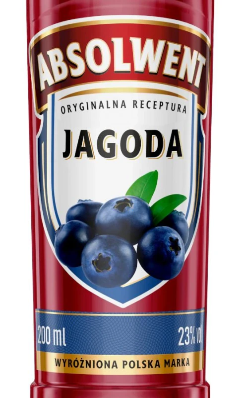 WÓDKA ABSOLWENT JAGODA 0,2L 25%