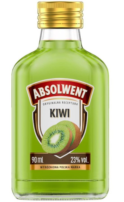 WÓDKA ABSOLWENT KIWI 0,09L 25%