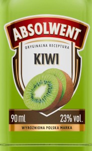 WÓDKA ABSOLWENT KIWI 0,09L 25%