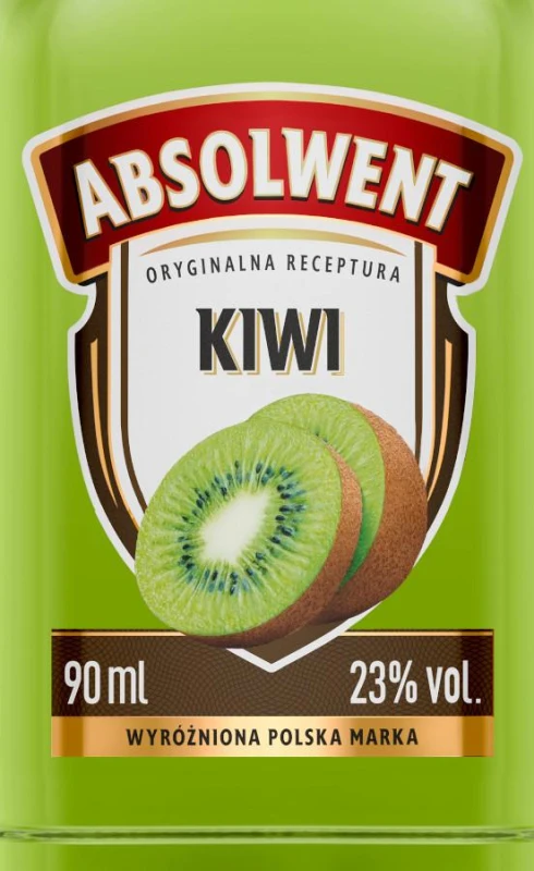 WÓDKA ABSOLWENT KIWI 0,09L 25%