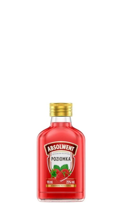 WÓDKA ABSOLWENT POZIOMKA 0,09L 25%