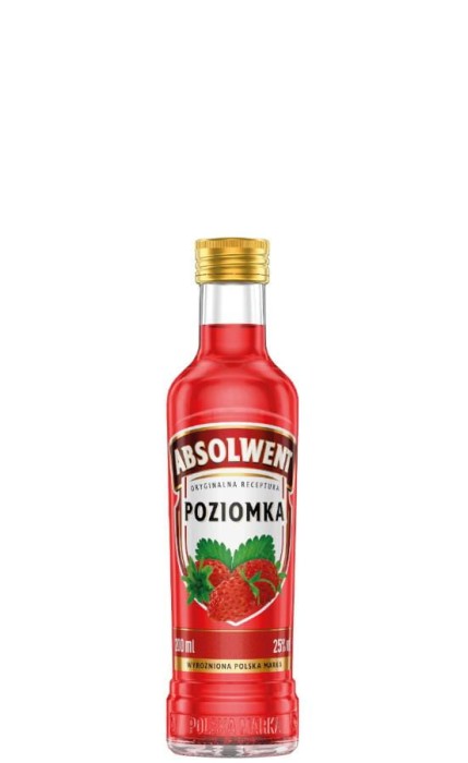 WÓDKA ABSOLWENT POZIOMKA 0,2L 25%