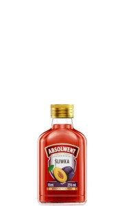 WÓDKA ABSOLWENT ŚLIWKA 0,09L 25%
