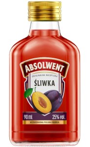 WÓDKA ABSOLWENT ŚLIWKA 0,09L 25%