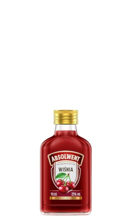 WÓDKA ABSOLWENT WIŚNIOWY 0,09L 25%