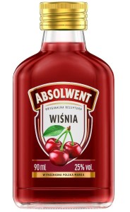 WÓDKA ABSOLWENT WIŚNIOWY 0,09L 25%