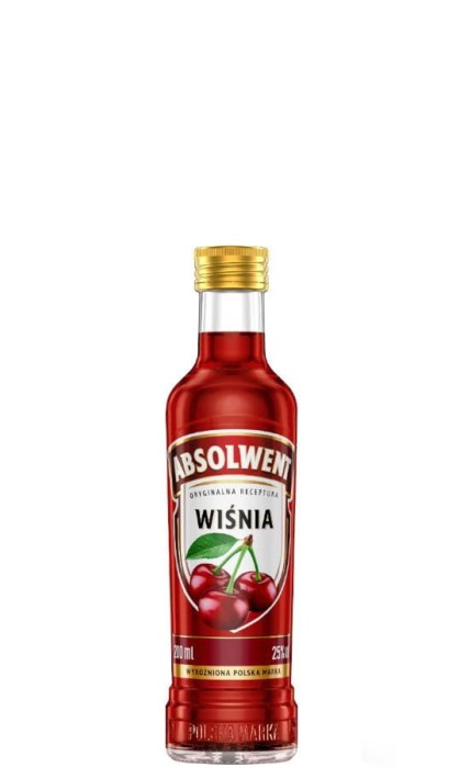 WÓDKA ABSOLWENT WIŚNIOWY 0,2L 25%