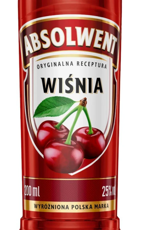WÓDKA ABSOLWENT WIŚNIOWY 0,2L 25%