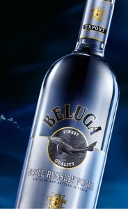 WÓDKA BELUGA NOBLE 0,7L + SZKLANKA