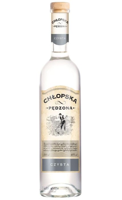 WÓDKA CHŁOPSKA PĘDZONA 0,5L 40%