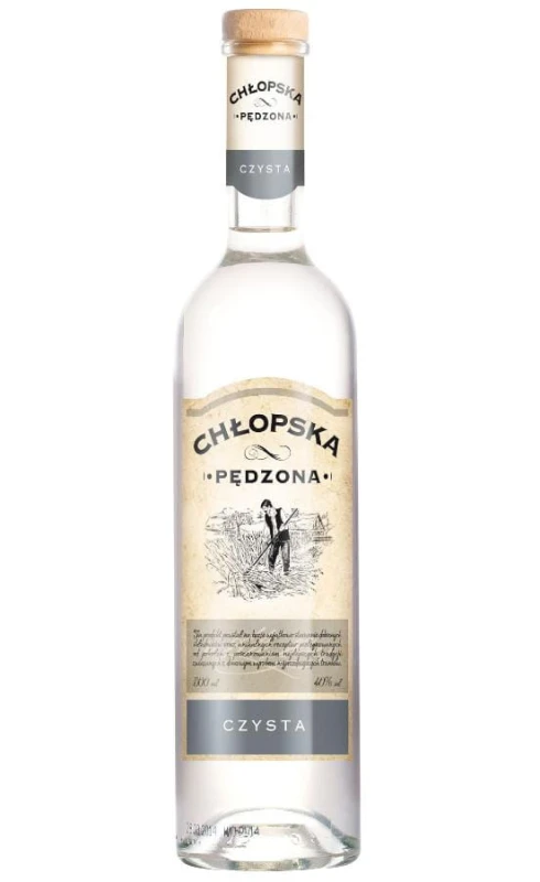 WÓDKA CHŁOPSKA PĘDZONA 0,5L 40%