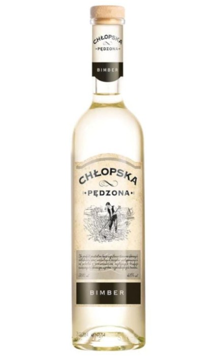 WÓDKA CHŁOPSKA PĘDZONA BIMBER 0,5L 43%