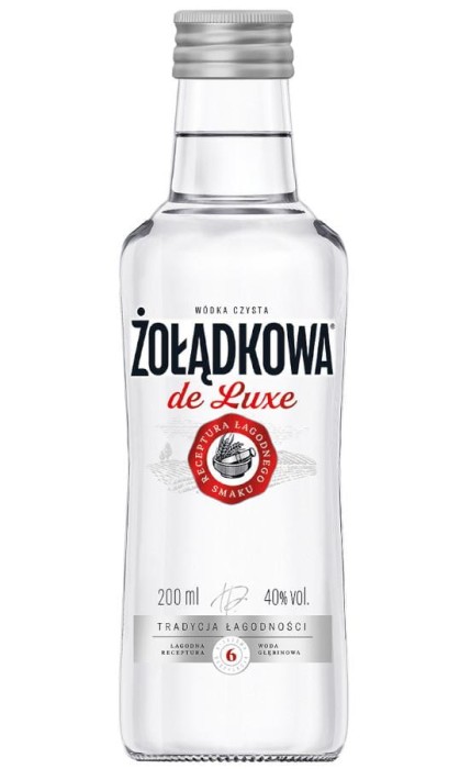 WÓDKA CZYSTA ŻOŁĄDKOWA DE LUXE 0,2L 40%