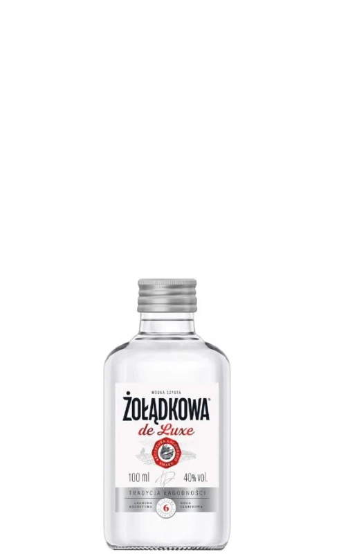 WÓDKA CZYSTA ŻOŁĄDKOWA DE LUXE 0,1L 40%