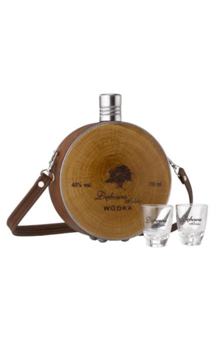 WÓDKA DĘBOWA BUKŁAK + 2 KIELISZKI 0,7L 40%