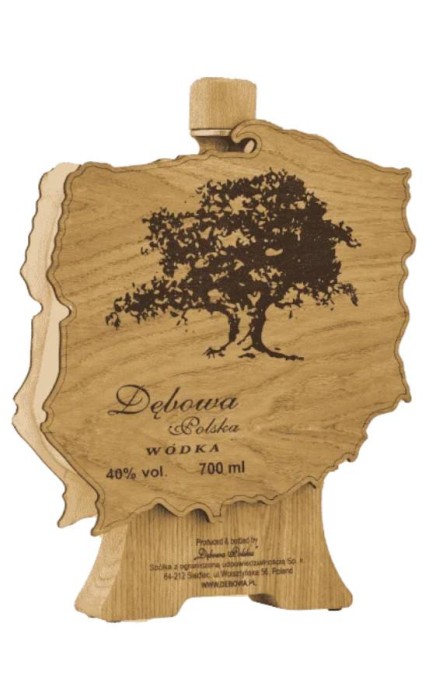 WÓDKA DĘBOWA MAPA POLSKA 0,7L 40% XMAS