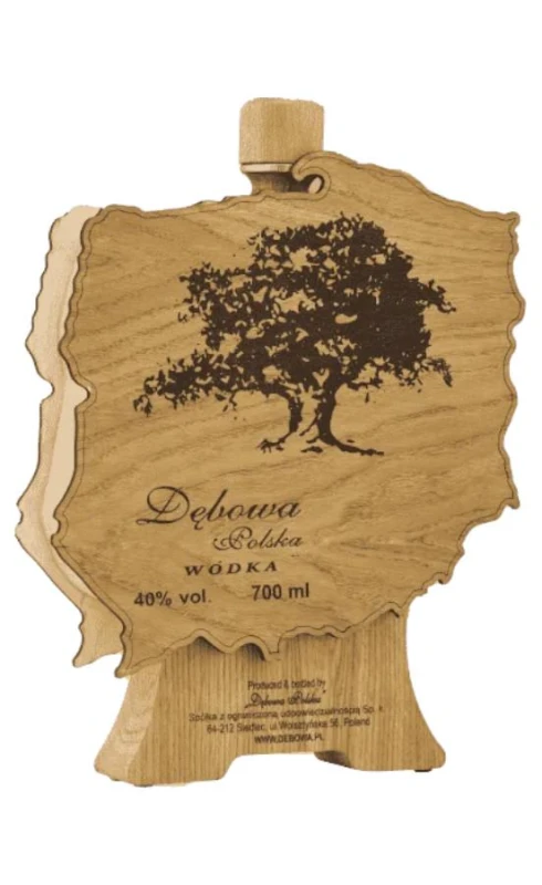 WÓDKA DĘBOWA MAPA POLSKA 0,7L 40% XMAS