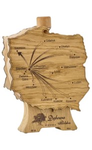 WÓDKA DĘBOWA MAPA POLSKA 0,7L 40% XMAS