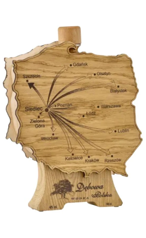 WÓDKA DĘBOWA MAPA POLSKA 0,7L 40% XMAS