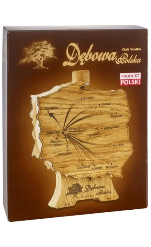 WÓDKA DĘBOWA MAPA POLSKA 0,7L 40% XMAS