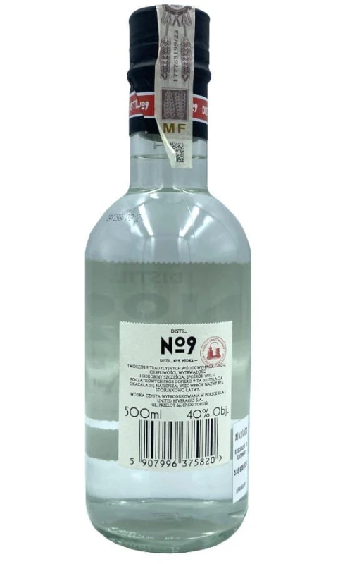 WÓDKA DISTIL NO 9 0,5L 40%