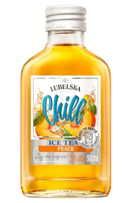 WÓDKA LUBELSKA CHILL ICE PEACH 0,09L 21%