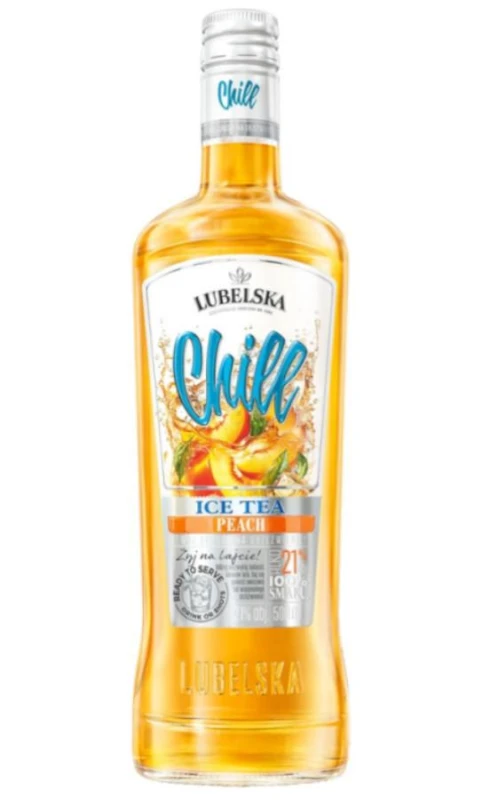 WÓDKA LUBELSKA CHILL ICE TEA PEACH 0,5L