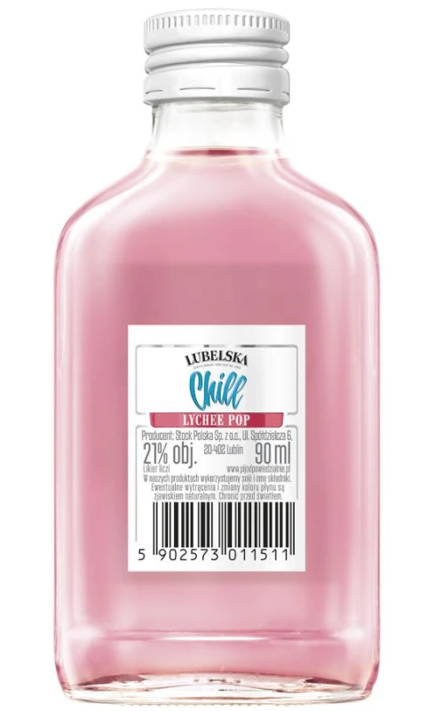 WÓDKA LUBELSKA CHILL LYCHEE POP 0,09L