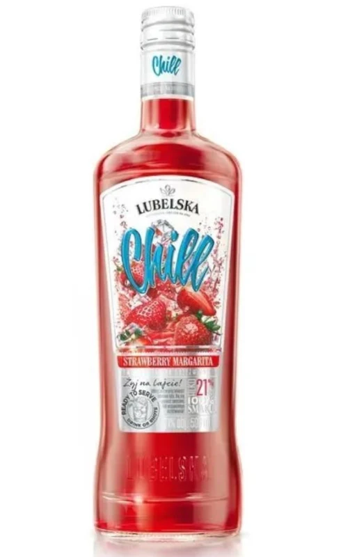 WÓDKA LUBELSKA CHILL MARGARITA TRUSKAWKOA 0,5L 21%