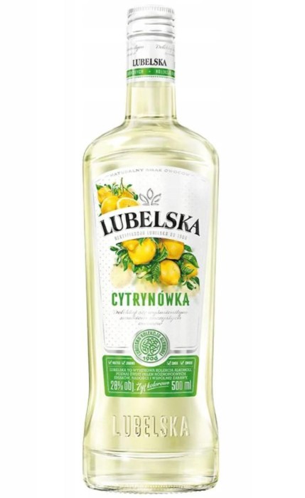 WÓDKA LUBELSKA CYTRYNÓWKA 0,5L 30%