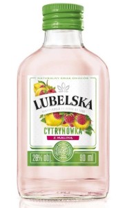 WÓDKA LUBELSKA CYTRYNÓWKA Z MALINĄ 0,09L