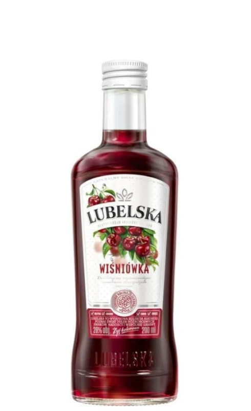 WÓDKA LUBELSKA WIŚNIÓWKA 0,2L 30%