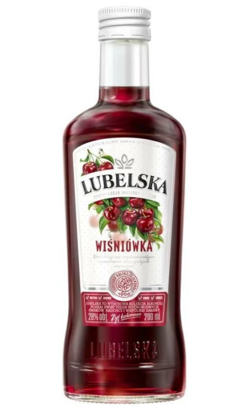 WÓDKA LUBELSKA WIŚNIÓWKA 0,2L 30%