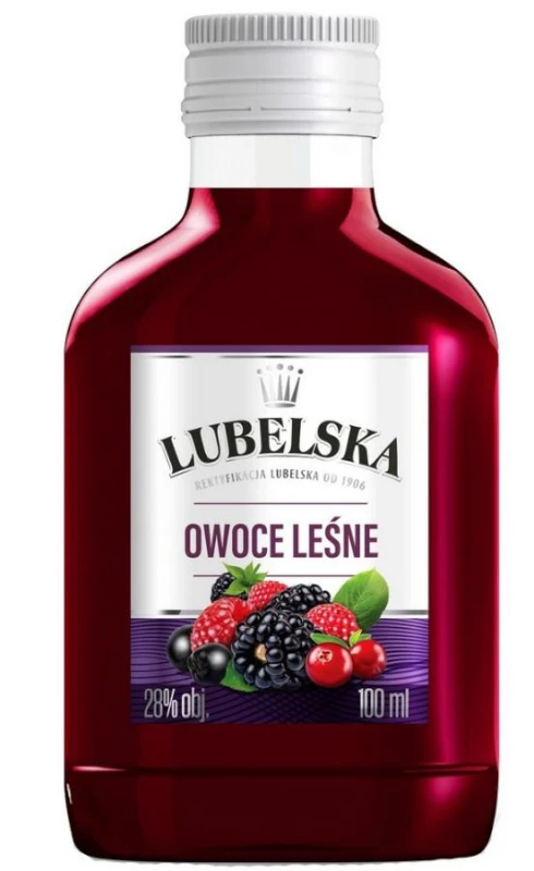 WÓDKA LUBELSKA OWOCE LEŚNE 0,1L 28%