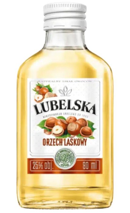 WÓDKA LUBELSKA ORZECH LASKOWY 0,09L 25%
