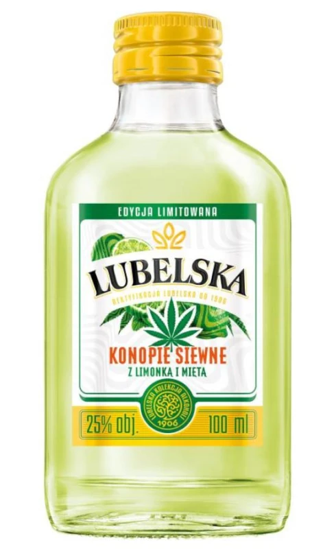 WÓDKA LUBELSKA KONOPIE SIEWNE 0,1L 25%