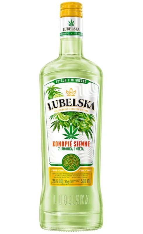 WÓDKA LUBELSKA KONOPIE SIEWNE  0,5L 25%