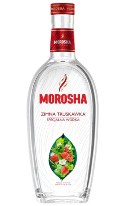 WÓDKA MOROSHA ZIMNA TRUSKAWKA 0,5L